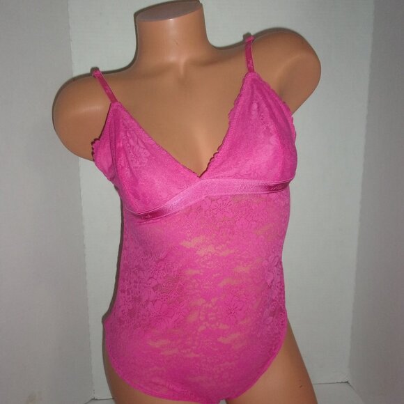 PINK Victoria's Secret Lace Teddy Bodysuit - Picture 1 of 3